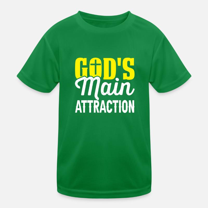 Gottes Hauptattraktion Kinder Funktions-T-Shirt