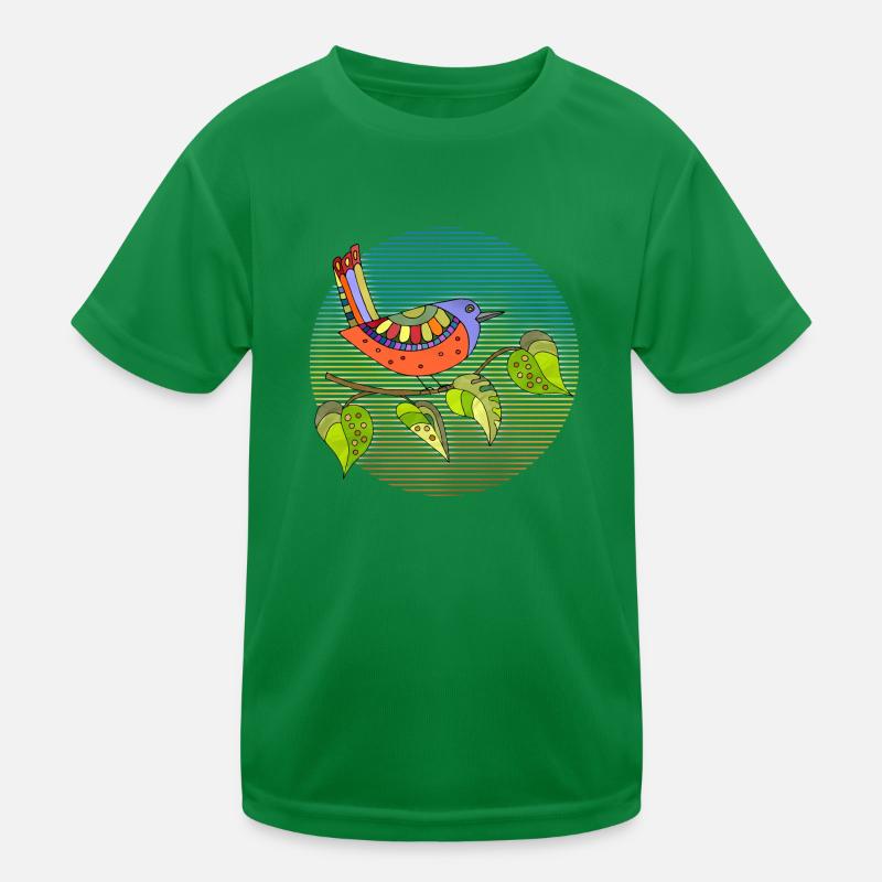 Vogel Kinder Funktions-T-Shirt