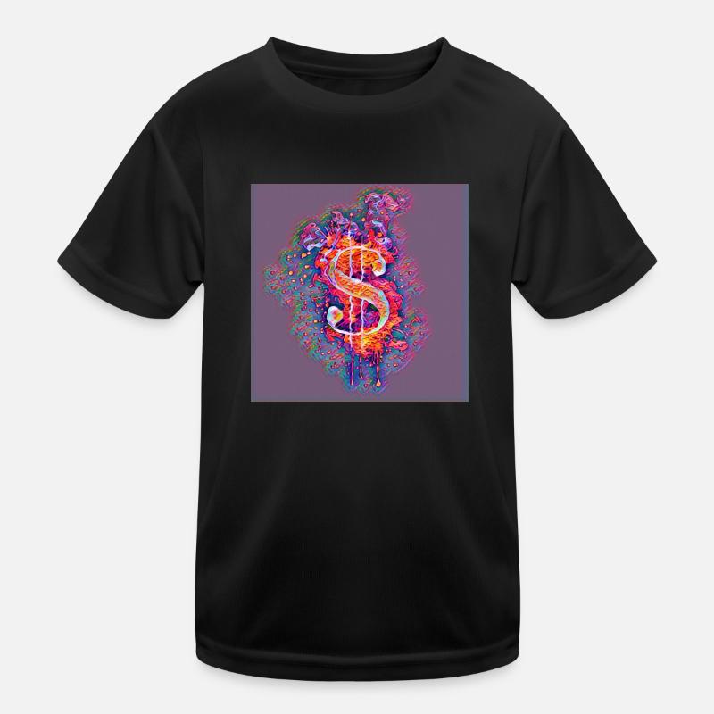 dollar symbole T-shirt sport Enfant