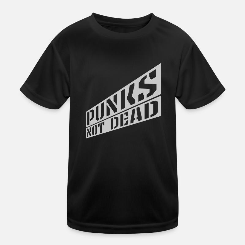 punks not dead quote Kids Functional T-Shirt