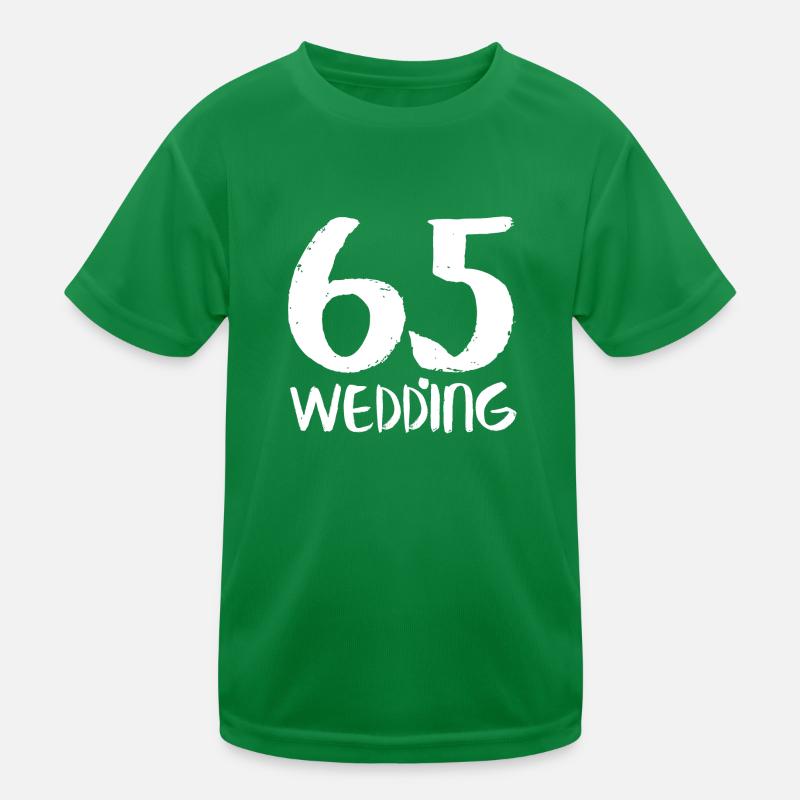 65 wedding Kinder Funktions-T-Shirt