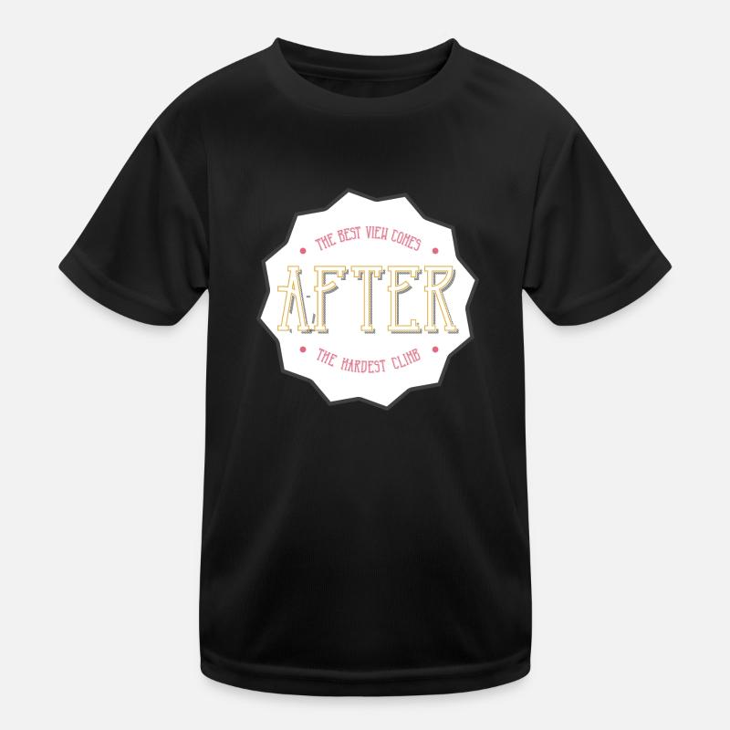 Klettern Kinder Funktions-T-Shirt