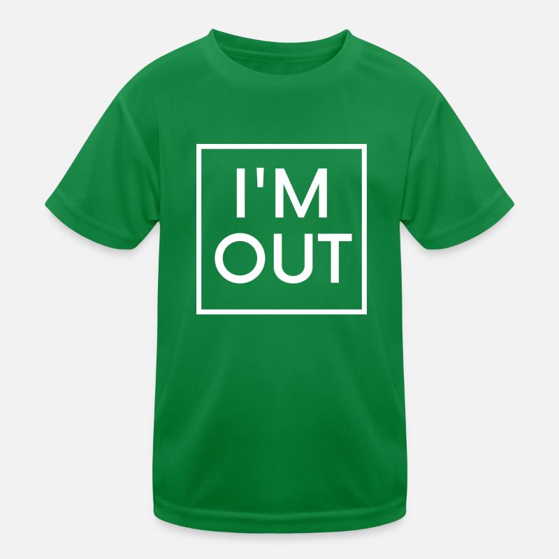 Ich bin WEISS raus Kinder Funktions-T-Shirt