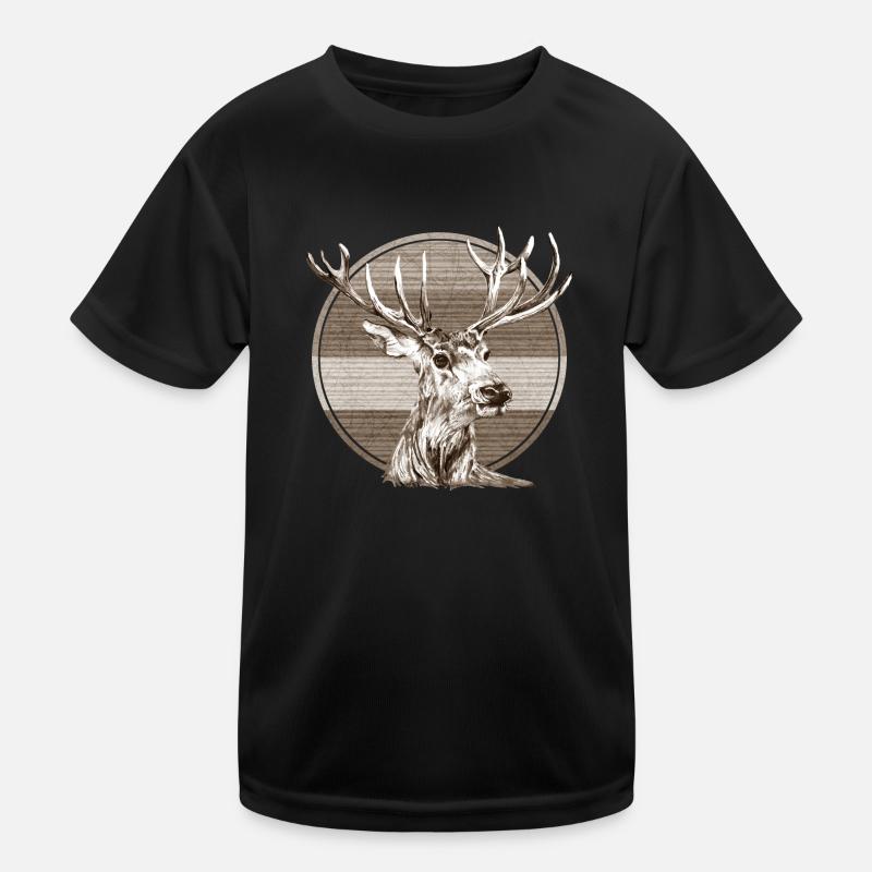 Cerf T-shirt sport Enfant