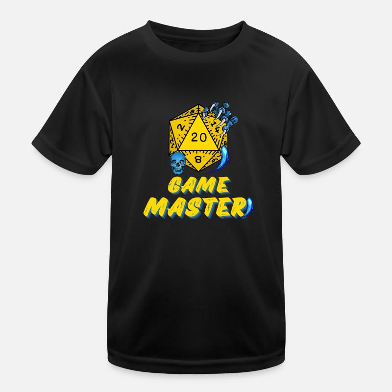D20 Adventures Game Master RPG T-shirt sport Enfant