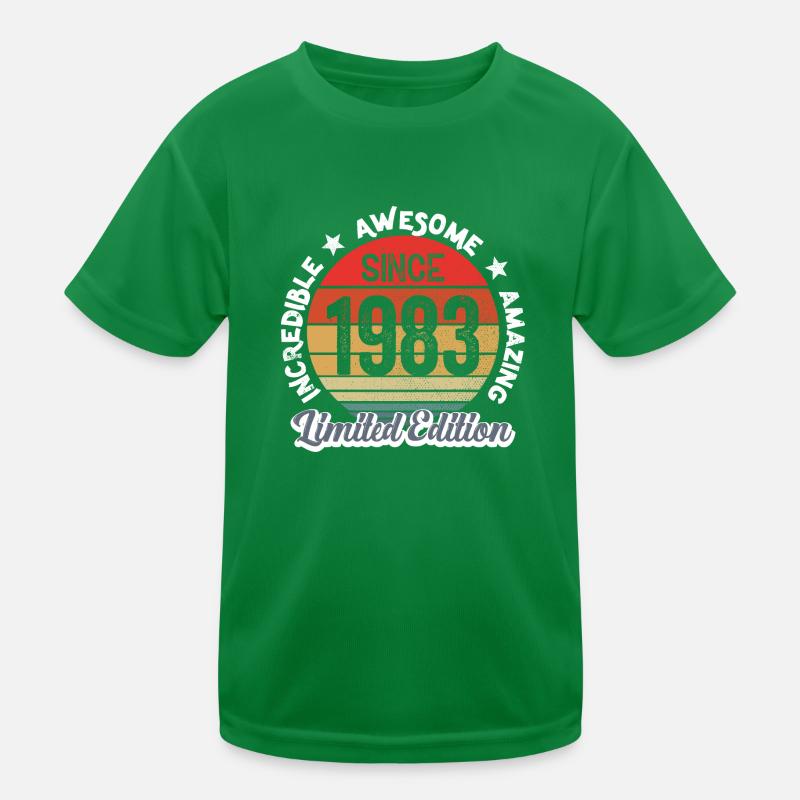 amazing since 1983 - anniversaire T-shirt sport Enfant