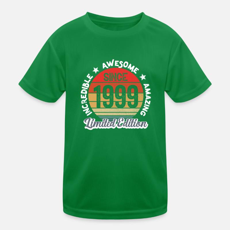 amazing since 1999 - anniversary Kids Functional T-Shirt