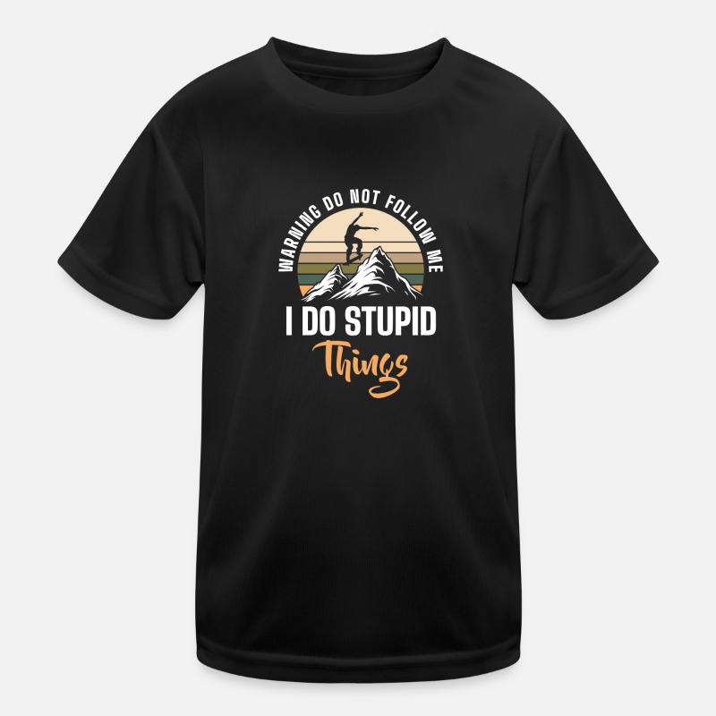 Idiot Witzig Party Kinder Funktions-T-Shirt