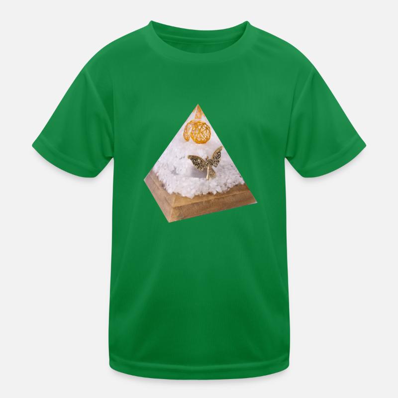 Erzengel Michael Pyramide Kinder Funktions-T-Shirt