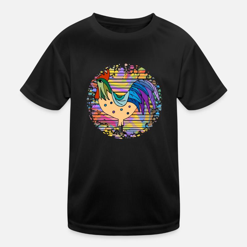 Hahn Kinder Funktions-T-Shirt