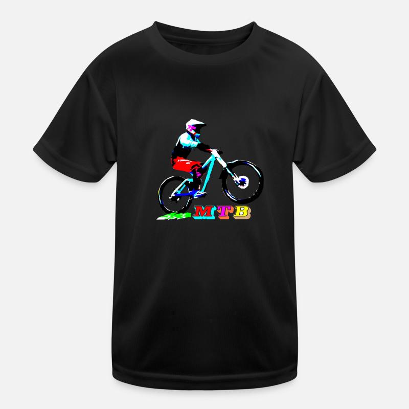 vtt mtb downhill T-shirt sport Enfant