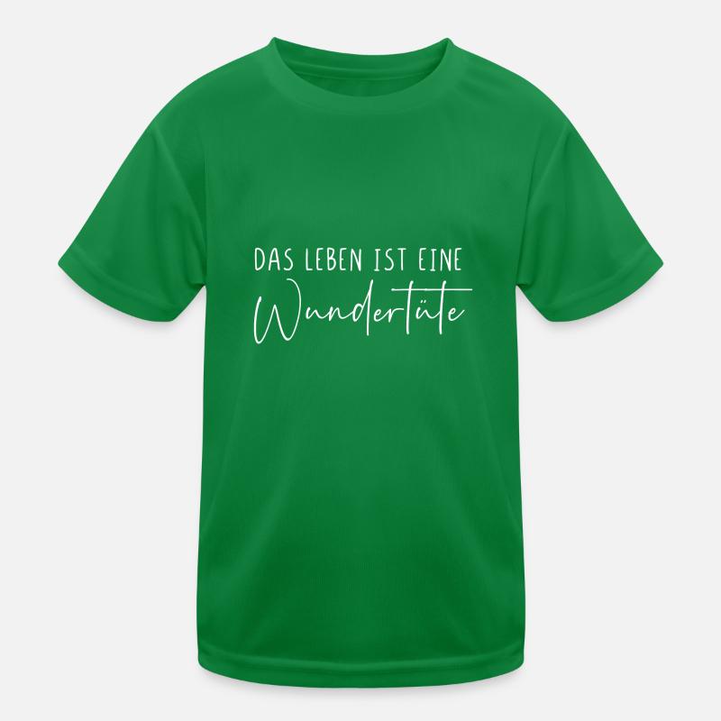 Das Leben ist eine Wundertüte Kinder Funktions-T-Shirt