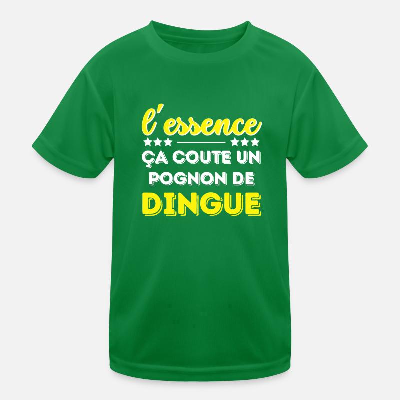 L'essence ça coute un pognon de dingue T-shirt sport Enfant