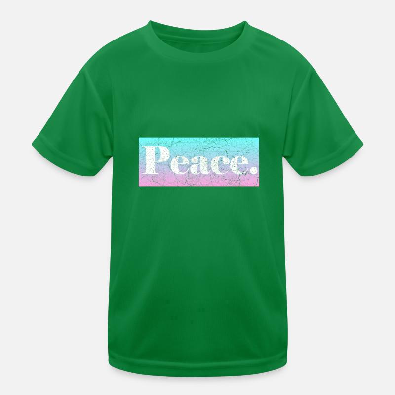 Peace Kinder Funktions-T-Shirt
