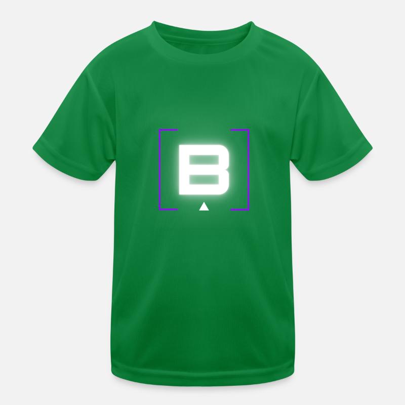 Letter "B" Kids Functional T-Shirt