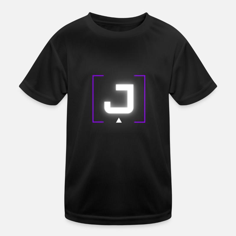 Letter "J" Kids Functional T-Shirt