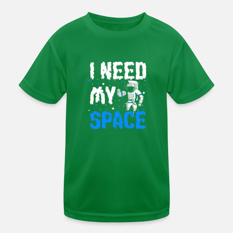 Weltall Logo Stern Rakete Kinder Funktions-T-Shirt