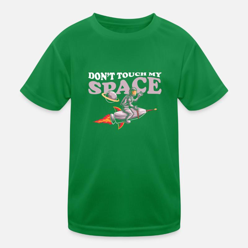 Space Shuttle Schwerelos Sterne Spaceman Kinder Funktions-T-Shirt