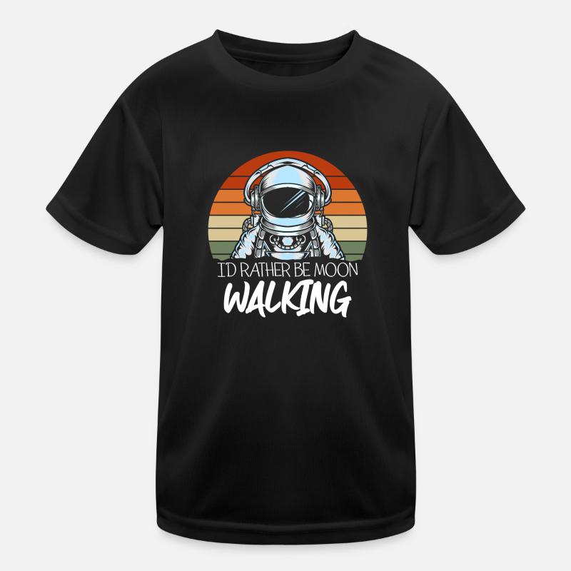 Space Weightless Voyager Rocket Kids Functional T-Shirt