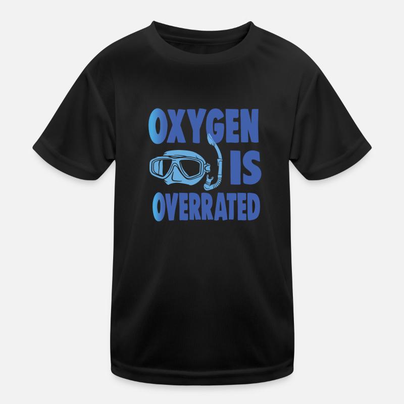 OXYGEN IS OVERRATED Kids Functional T-Shirt