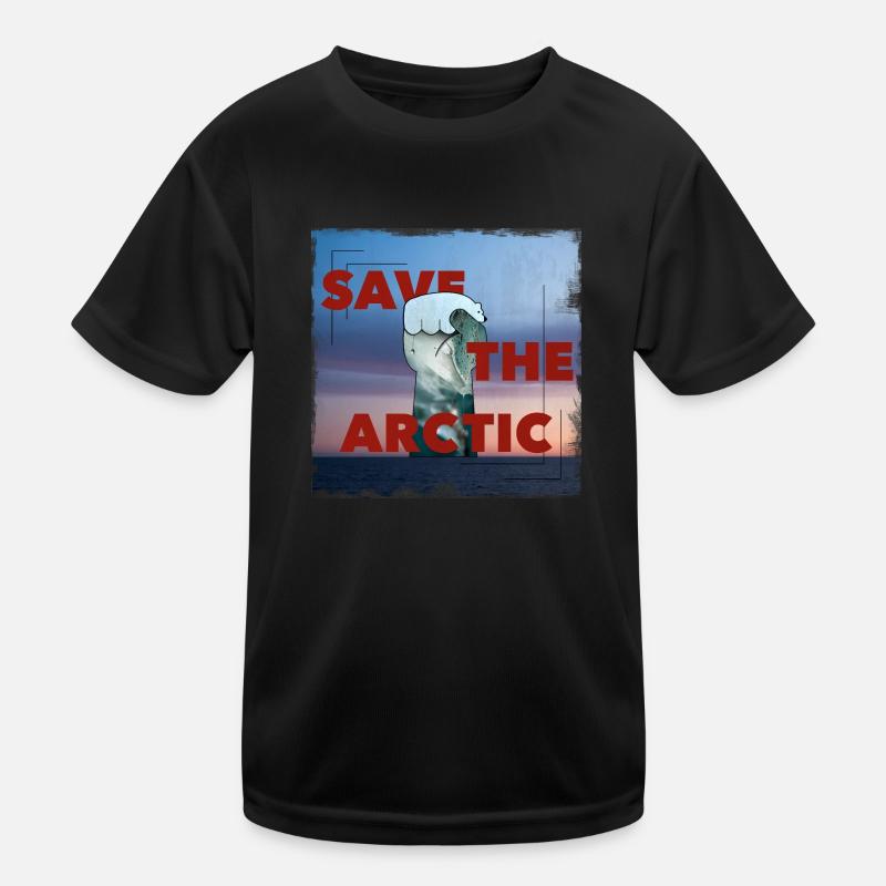 Save The Arctic Kids Functional T-Shirt