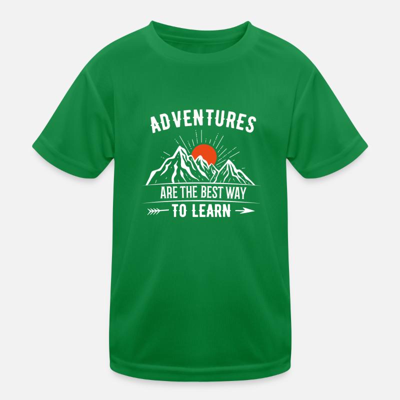 Adventure Learning Hiking Kids Functional T-Shirt