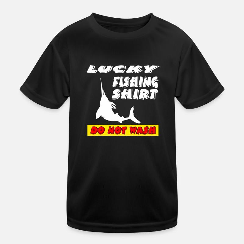 Angling - Kids Functional T-Shirt - black