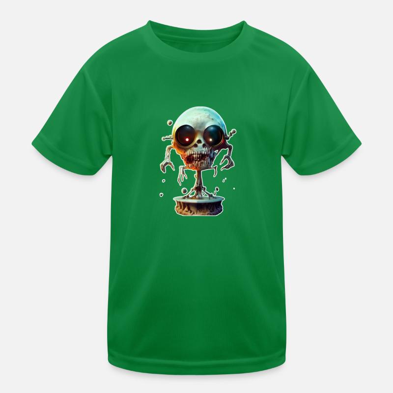 Zombie effrayant T-shirt sport Enfant