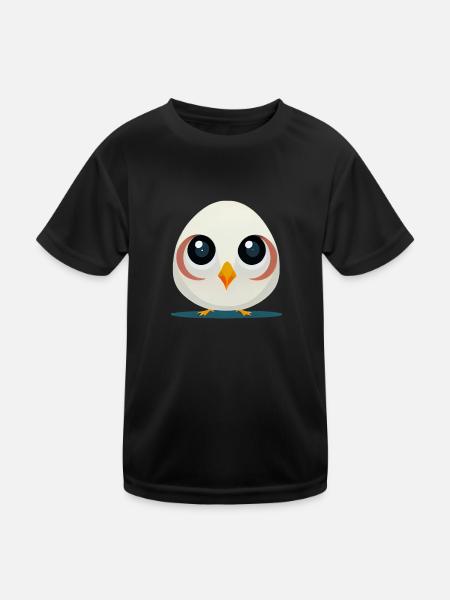 Oeuf de Pâques Kücken - T-shirt sport Enfant - noir - Devant