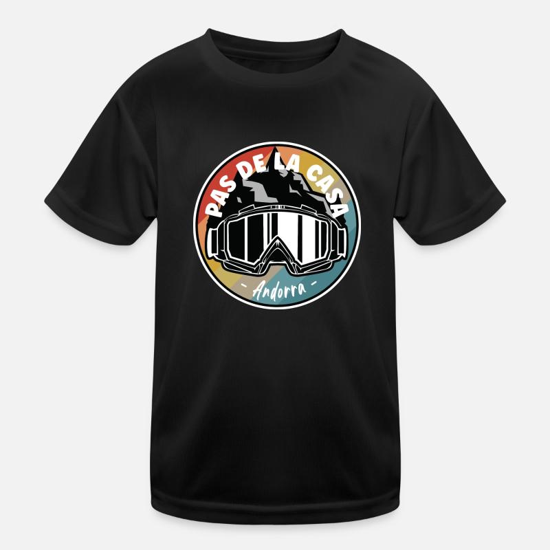 Ski à Pas de la Casa Andorra T-shirt sport Enfant
