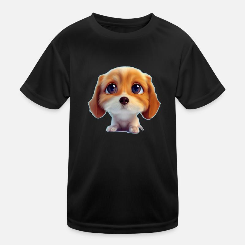 chiot mignon T-shirt sport Enfant