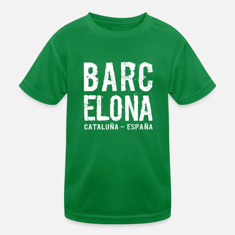 Barcelone, Catalogne, Espagne, Mer Méditerranée T-shirt sport Enfant