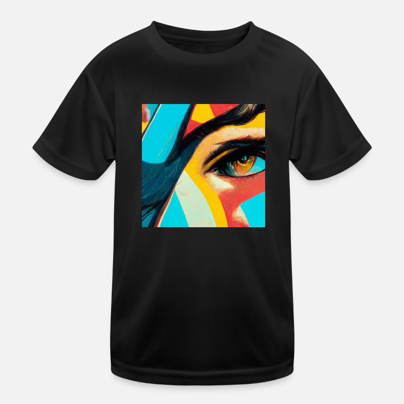 comic pop art Kids Functional T-Shirt