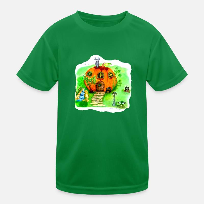 Maison de citrouille de conte de fées T-shirt sport Enfant