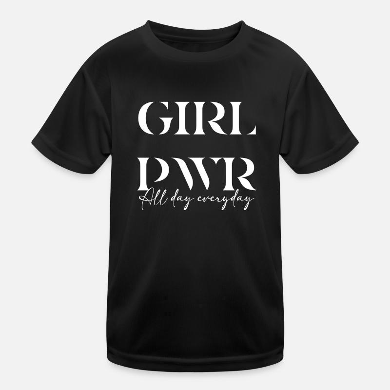 Frauenpower Kinder Funktions-T-Shirt