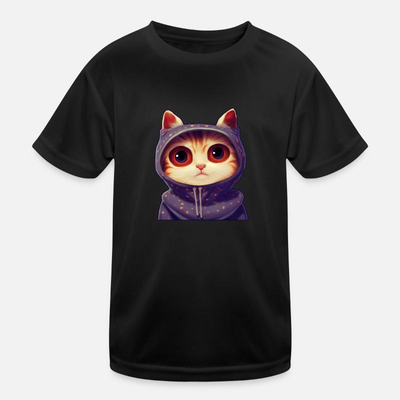 Cute Cat 3 Kids Functional T-Shirt