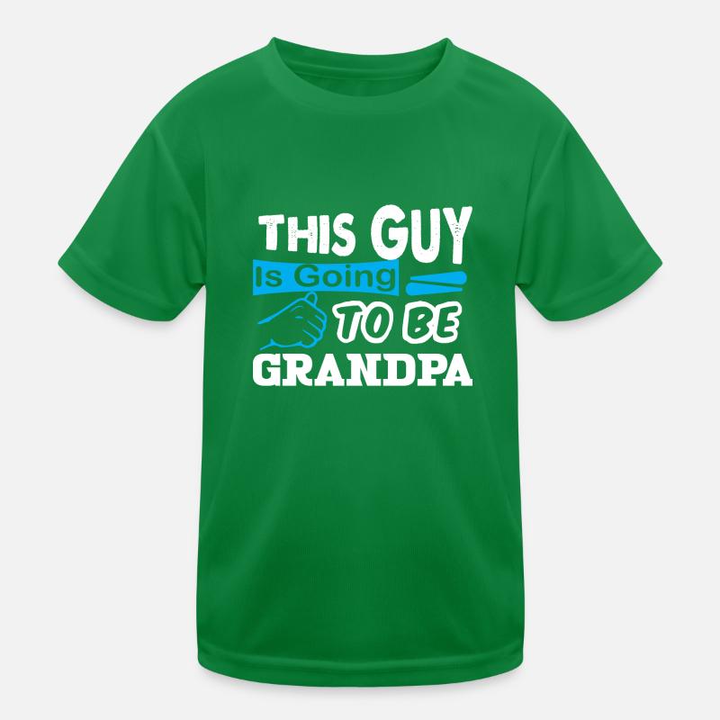 This Guy Is Going To Be Grandpa Kids Functional T-Shirt