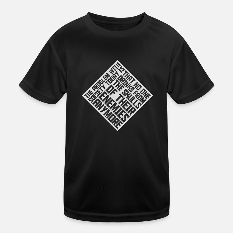 drinks from enemies skulls Kids Functional T-Shirt
