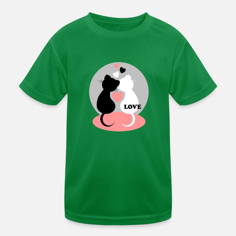 Amour de chat T-shirt sport Enfant
