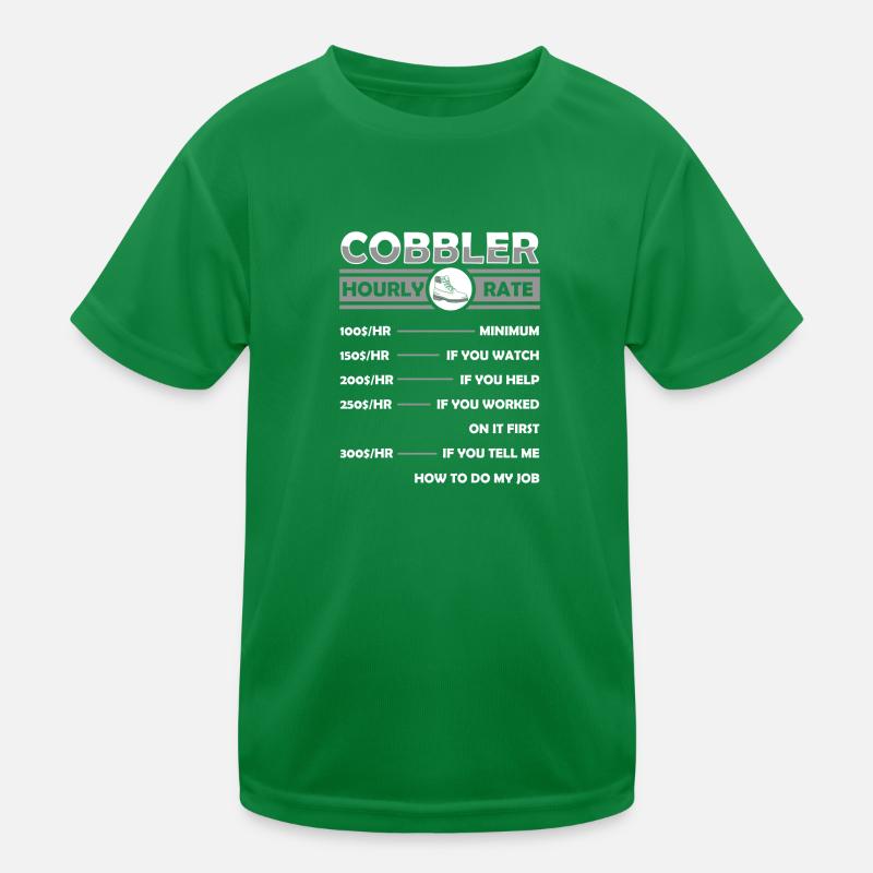 Shoemaker craftsman sole Kids Functional T-Shirt