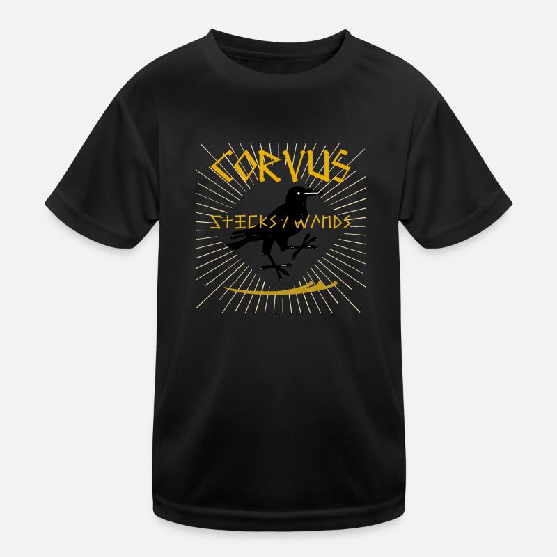 Corvus Sticks & Zauberstäbe Kinder Funktions-T-Shirt