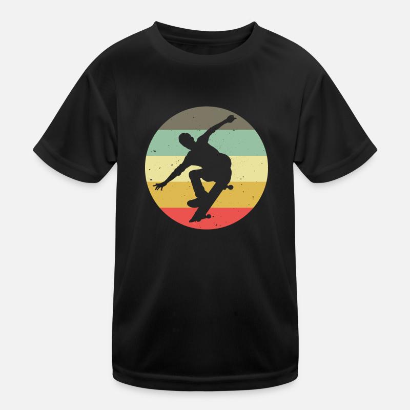 Skateboarder Skateboard Skater Skate Skateing Kinder Funktions-T-Shirt