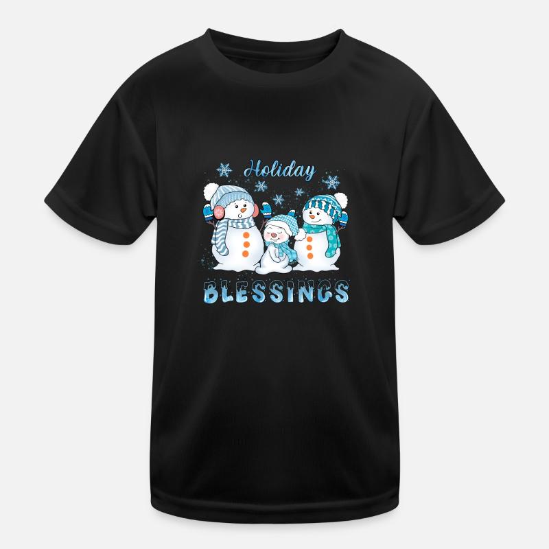 Holiday Blessings Kids Functional T-Shirt