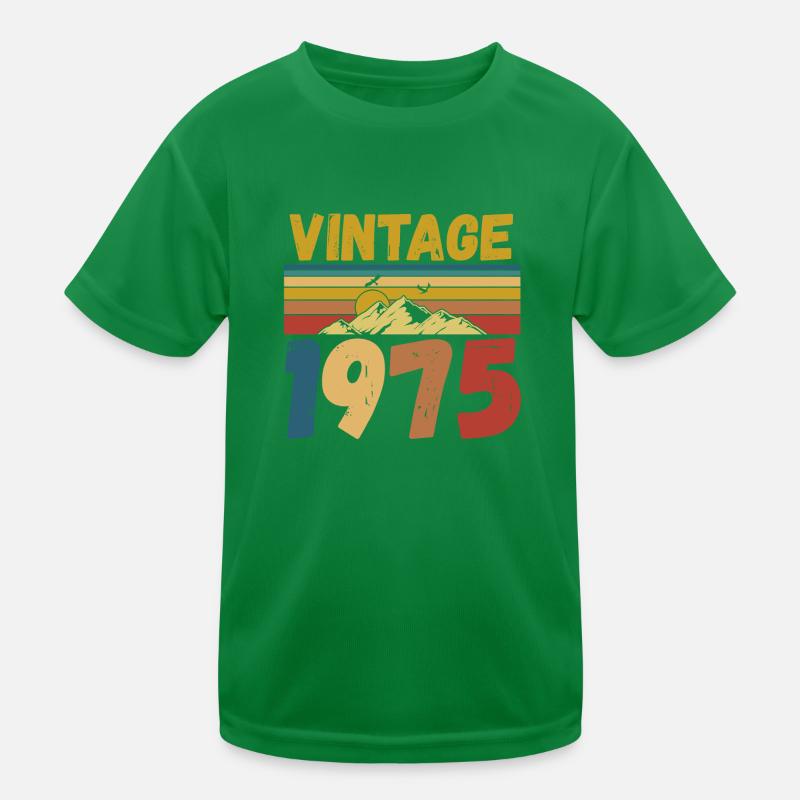 vintage 1975 Kids Functional T-Shirt