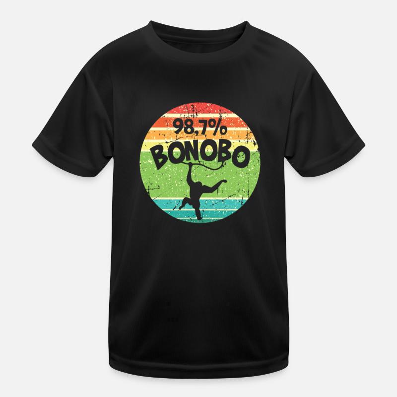Lustiges Affe Schimpanse DNA Kinder Funktions-T-Shirt