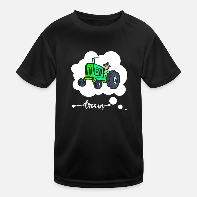 Traktor - Straßenschild - Pass Kinder Funktions-T-Shirt