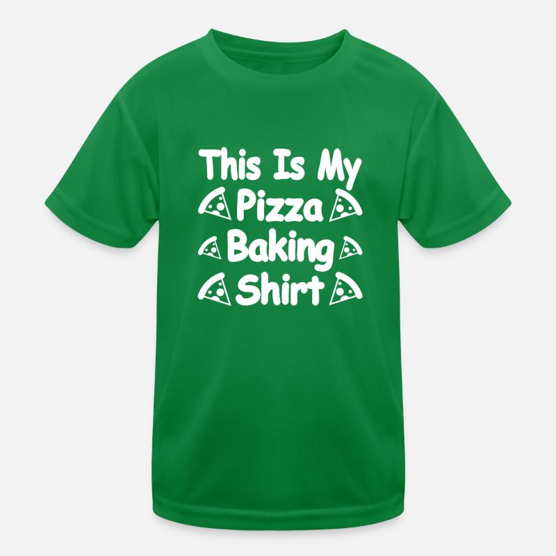 Pizza Kinder Funktions-T-Shirt