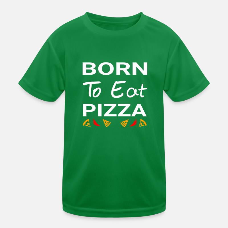 Pizza Kinder Funktions-T-Shirt