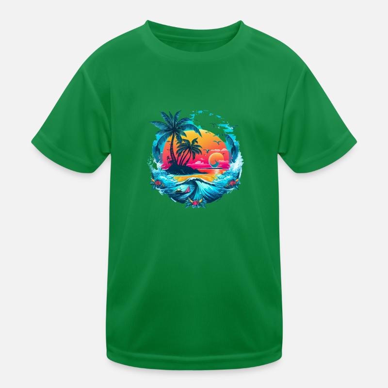 Vacances sous les tropiques T-shirt sport Enfant