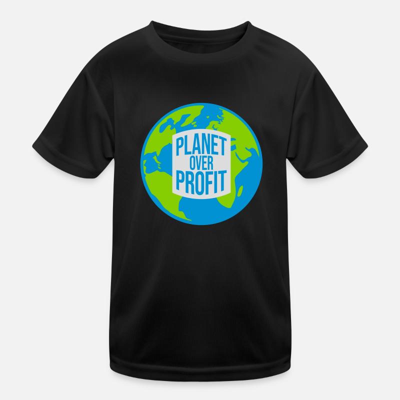 Planète sur le devis de profit T-shirt sport Enfant